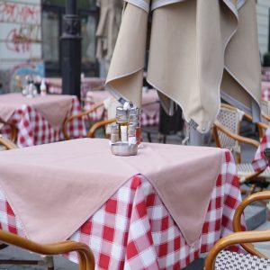 Empty Restaurant / Caffe Table