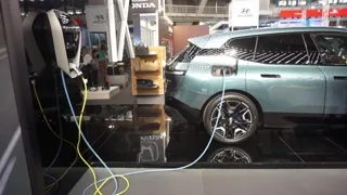 Electric Car Sale & Charging [Footage]